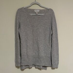 Nanette Lepore Gray Crew Neck Sweater